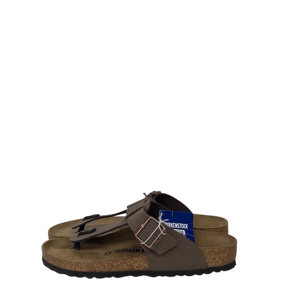 new nwt Birkenstock sz41 eu 10 Us brown Gizeh Birkibuc - Mocha sandals shoes - Picture 1 of 5